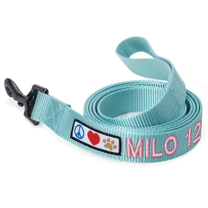 Personalized leash best sale