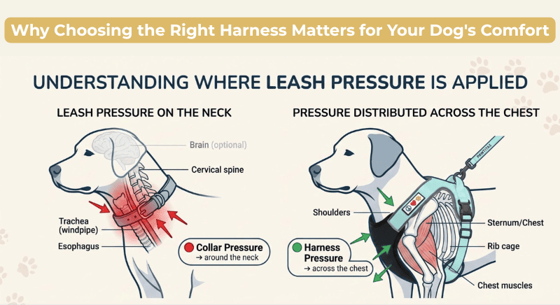 Why Choosing the Right Harness Matters for Your Dog's Comfort