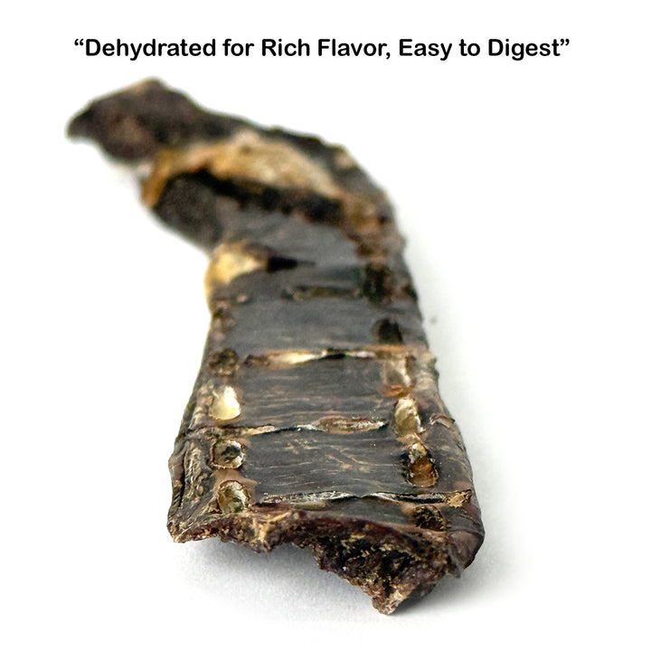 Ostrich Heart Jerky Dog Chew – made from 100% ostrich heart. A natural, single-ingredient chew dogs love. Pure, simple, and protein-rich.