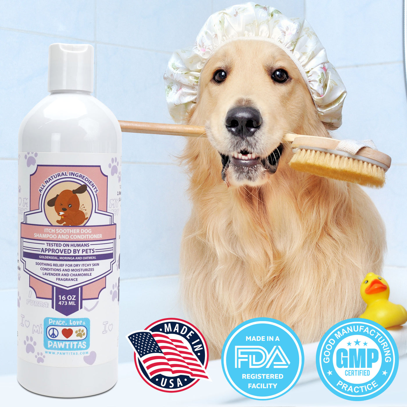 Dog Shampoo and Conditioner - Itch Soother | 16oz