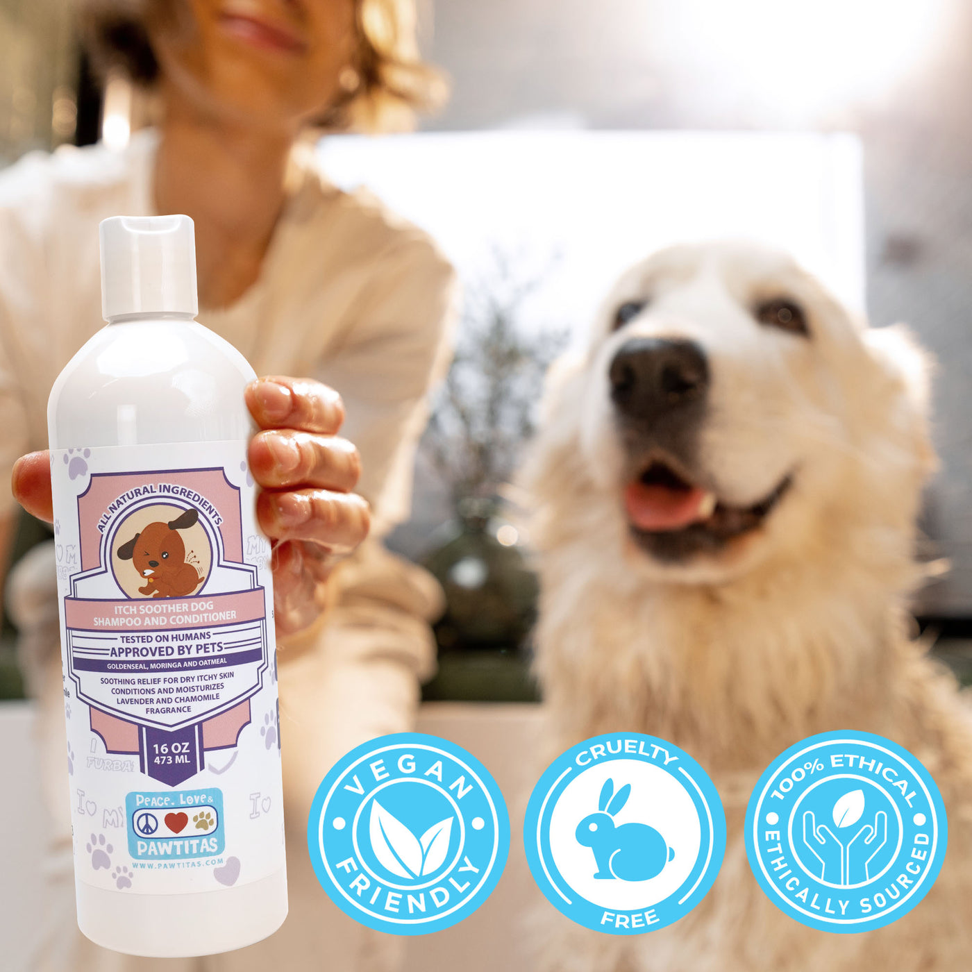 Dog Shampoo and Conditioner - Itch Soother | 16oz