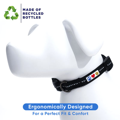 Recycled Reflective Dog Collar
