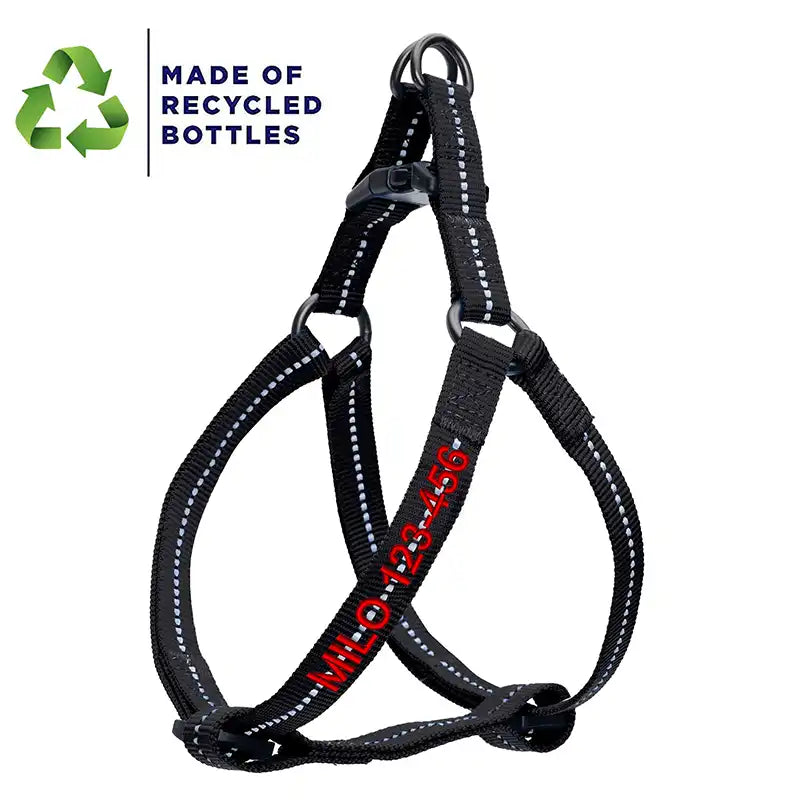 Personalized Custom Recycled Basic Dog Harness