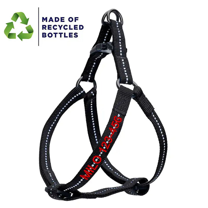 Personalized Custom Recycled Basic Dog Harness