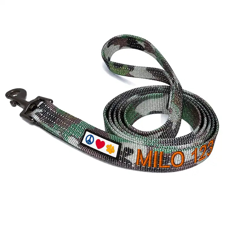 Personalized Custom Reflective Standard Dog Leash 6 Ft