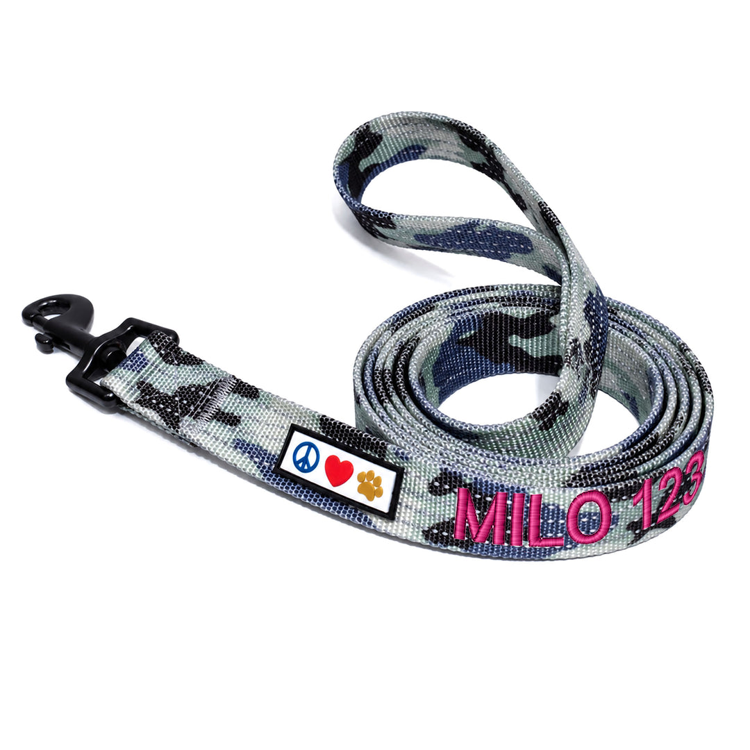 Personalized Custom Reflective Standard Dog Leash 6 Ft