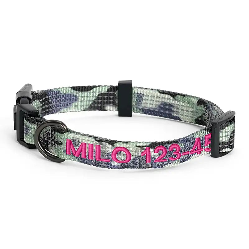 Personalized Custom Reflective Adjustable Dog Collar