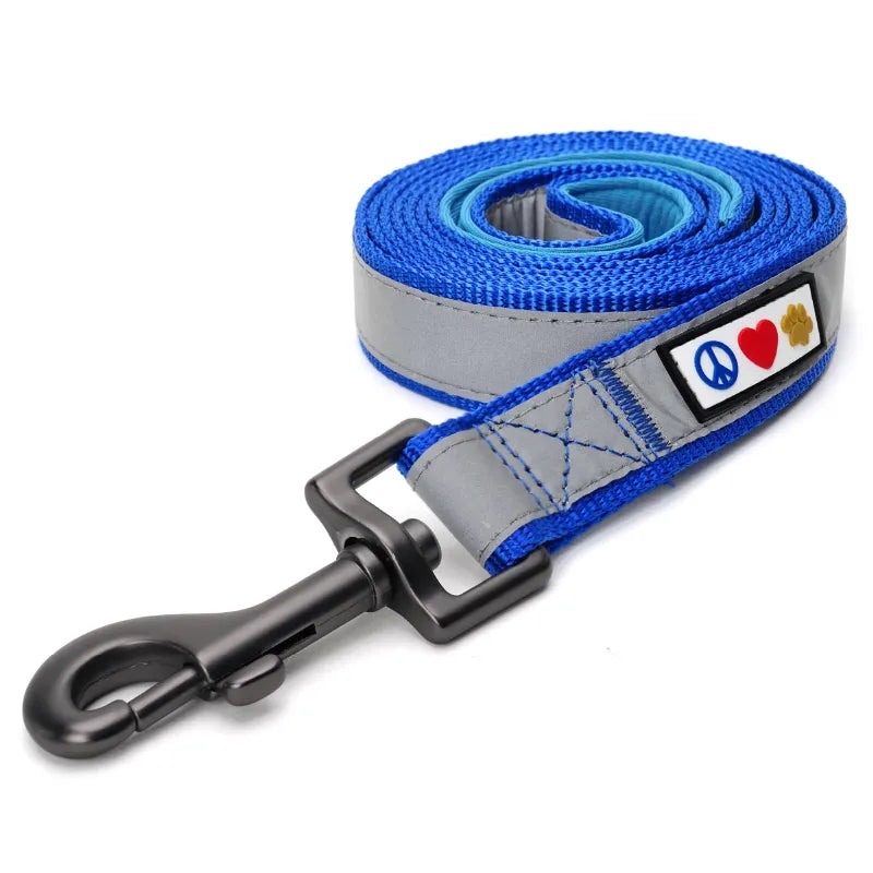 Reflective Padded Leash 6-Ft