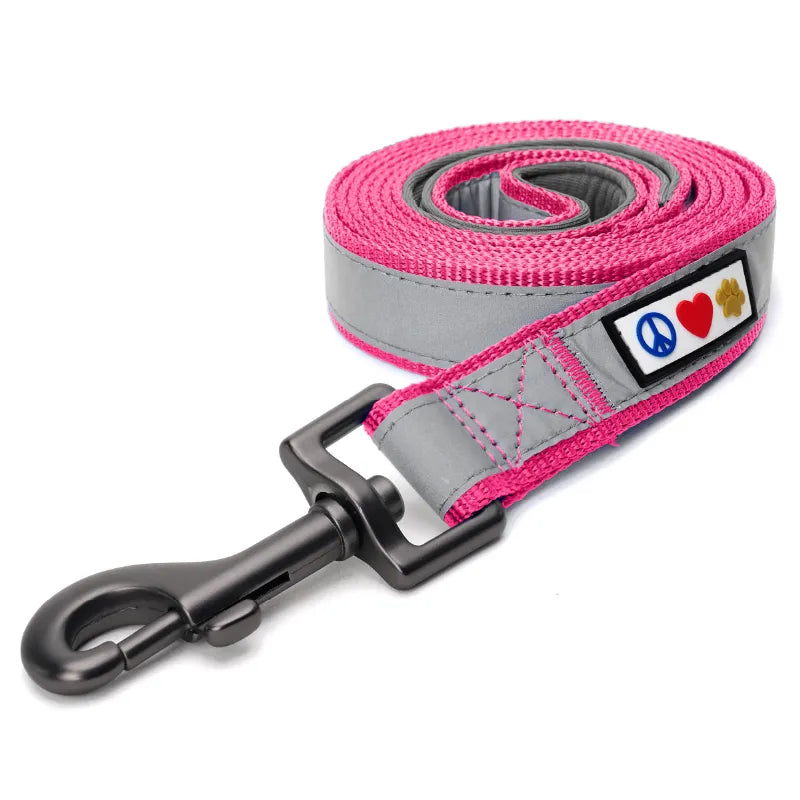 Reflective Padded Leash 6-Ft