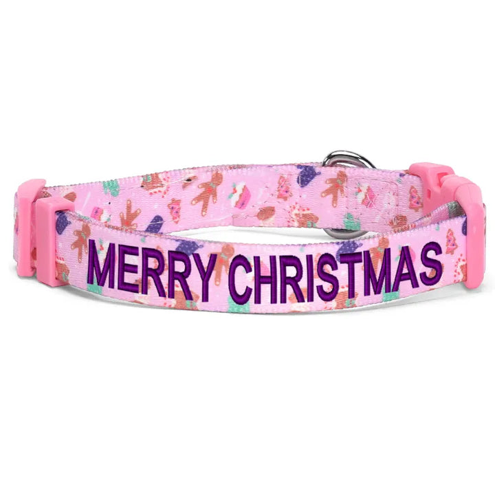 Personalized Christmas Dog Collar