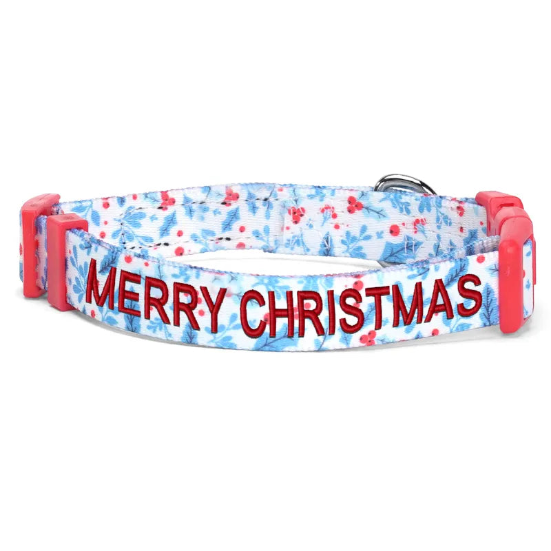 Personalized Christmas Dog Collar