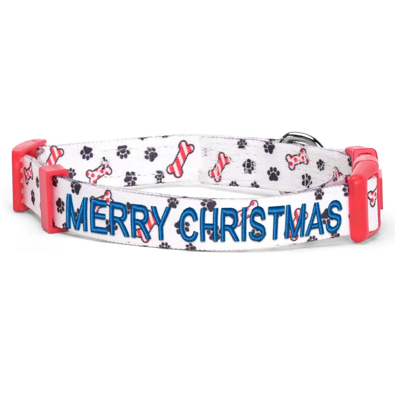 Personalized Christmas Dog Collar