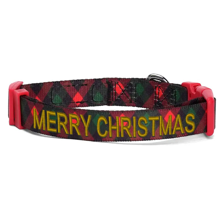 Personalized Christmas Dog Collar