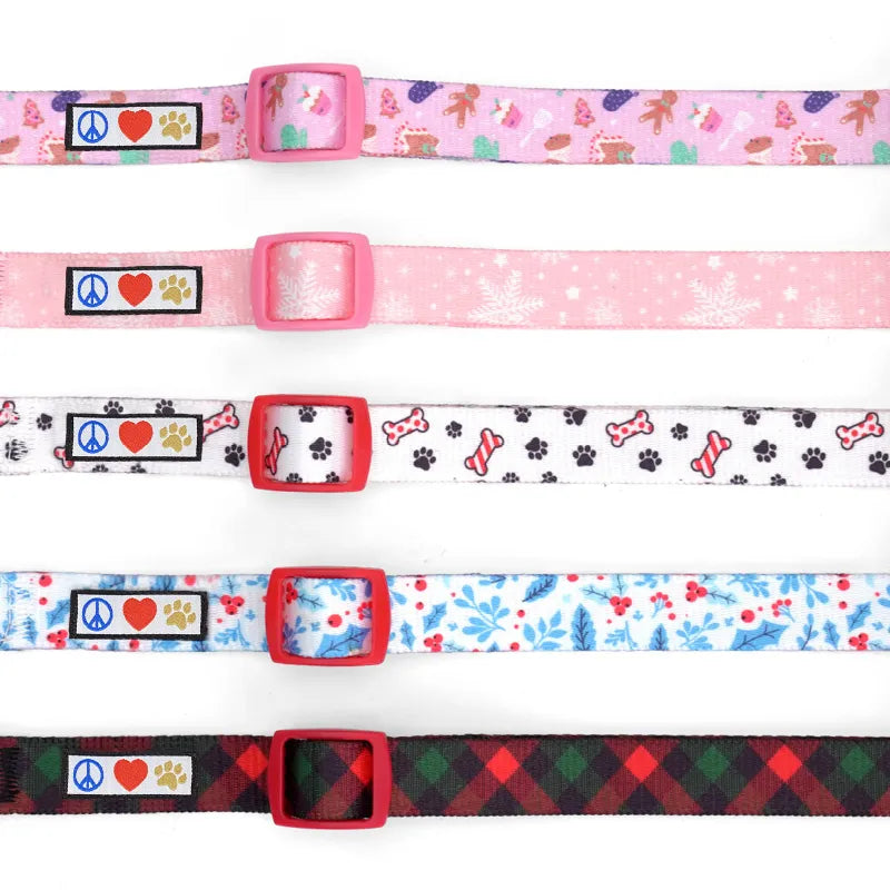 Personalized Christmas Dog Collar