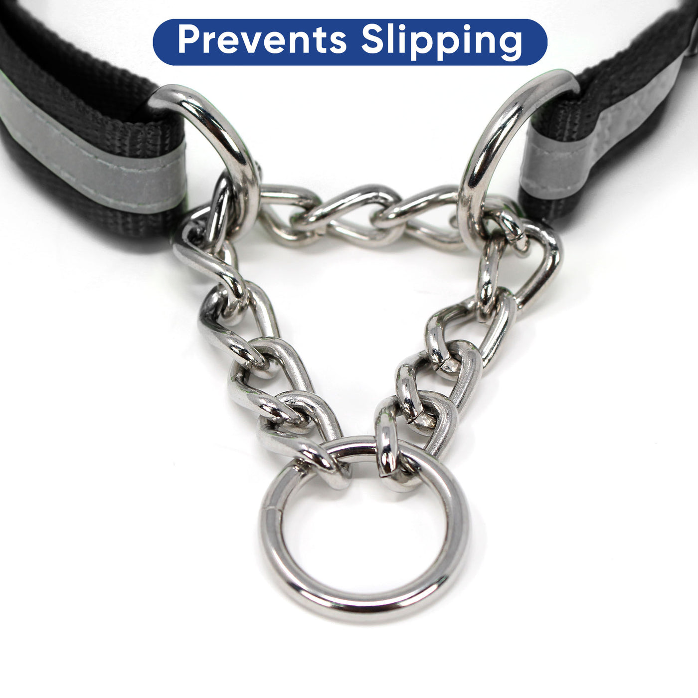 Chain Martingale Reflective Dog Collar