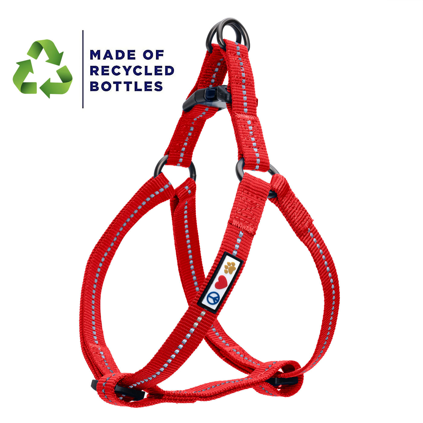 Recycled Reflective Dog Harness