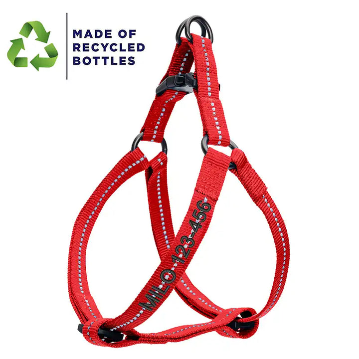 Personalized Custom Recycled Basic Dog Harness
