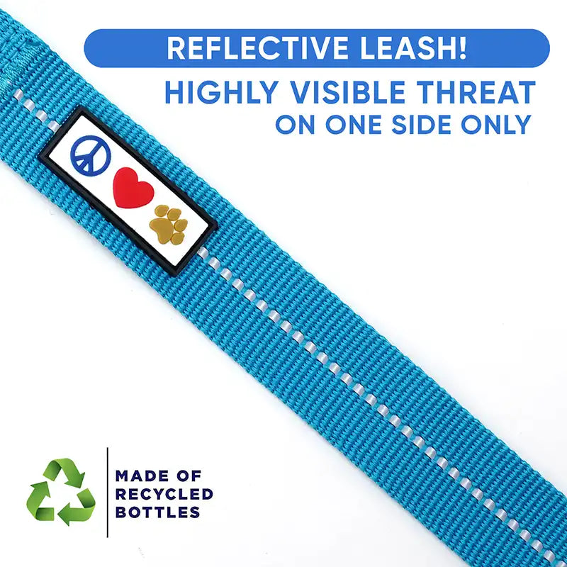 Personalized Custom Recycled Reflective Eco-Friendly Standard Dog Leash 6 Ft