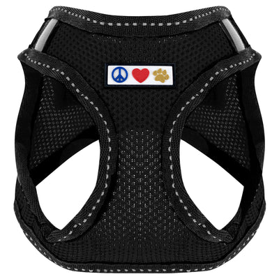 Black Mesh Harness Reflective for Dogs