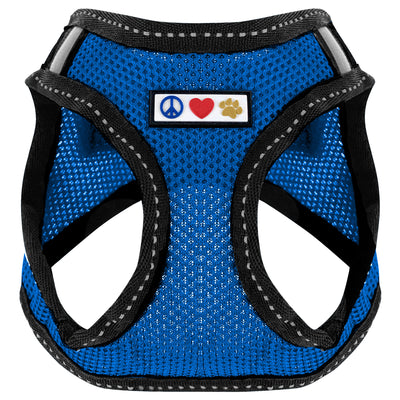 Blue Mesh Harness Reflective for Dogs and Cats