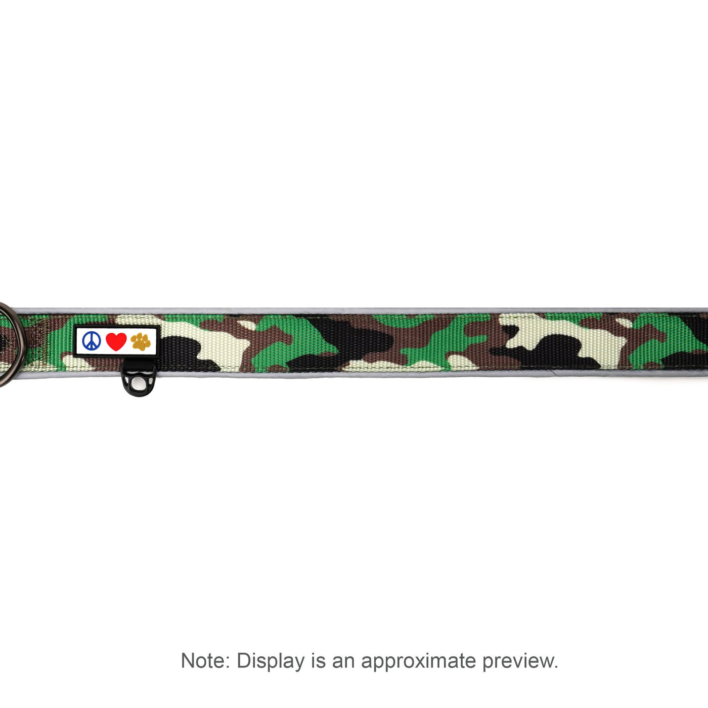 Personalized Camouflage Padded Dog Collar