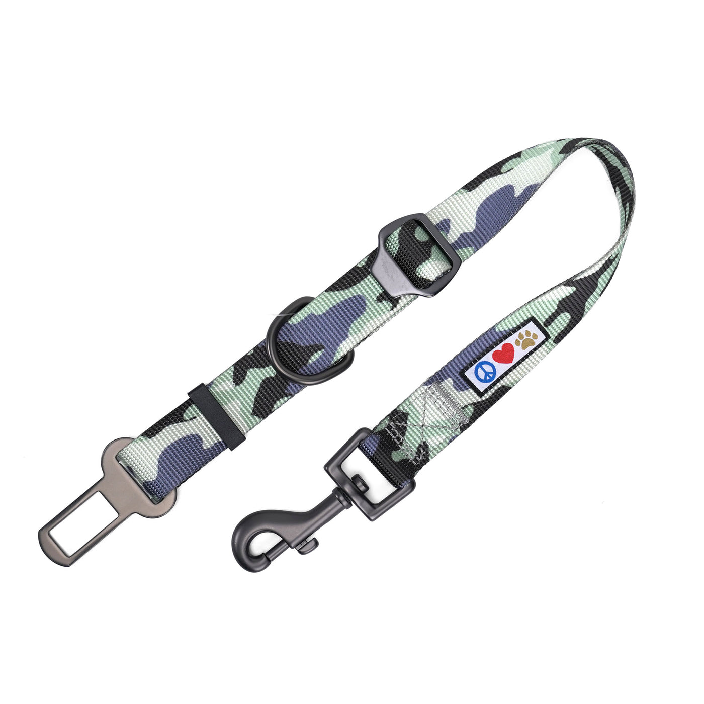 Camo Grey Seat Belt for Pets
