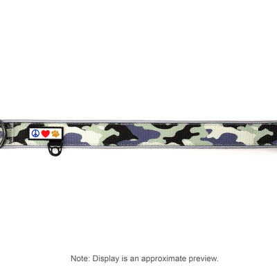 Personalized Camouflage Padded Dog Collar