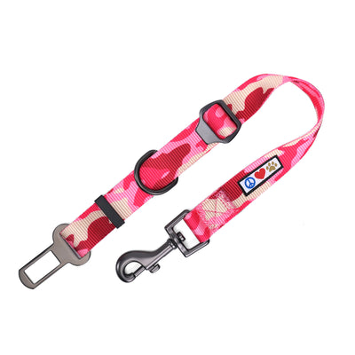 Camo Pink Seat Belt for Pets