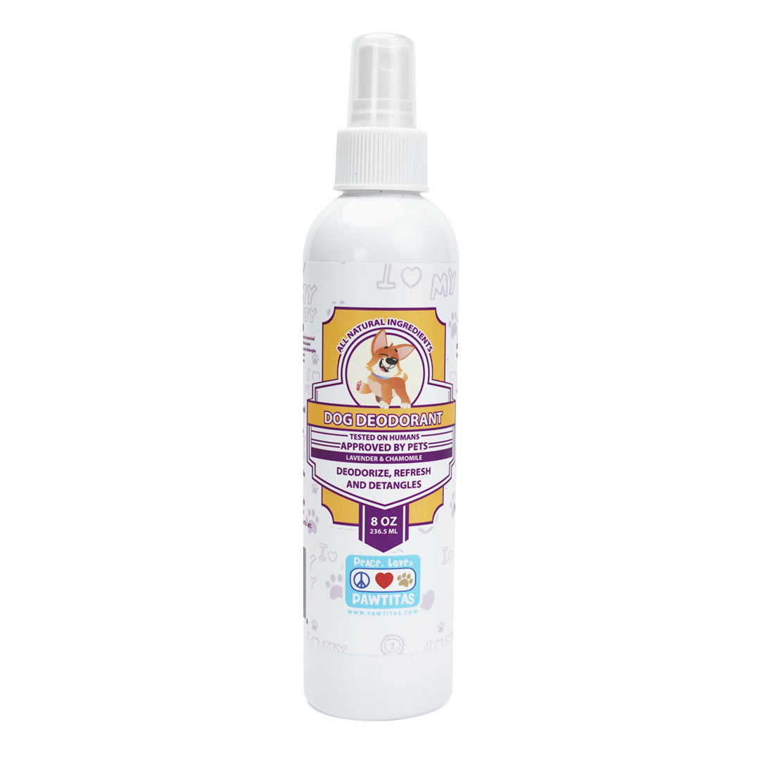 Pawtitas Dog Deodorant Spray Lavender and Chamomile 