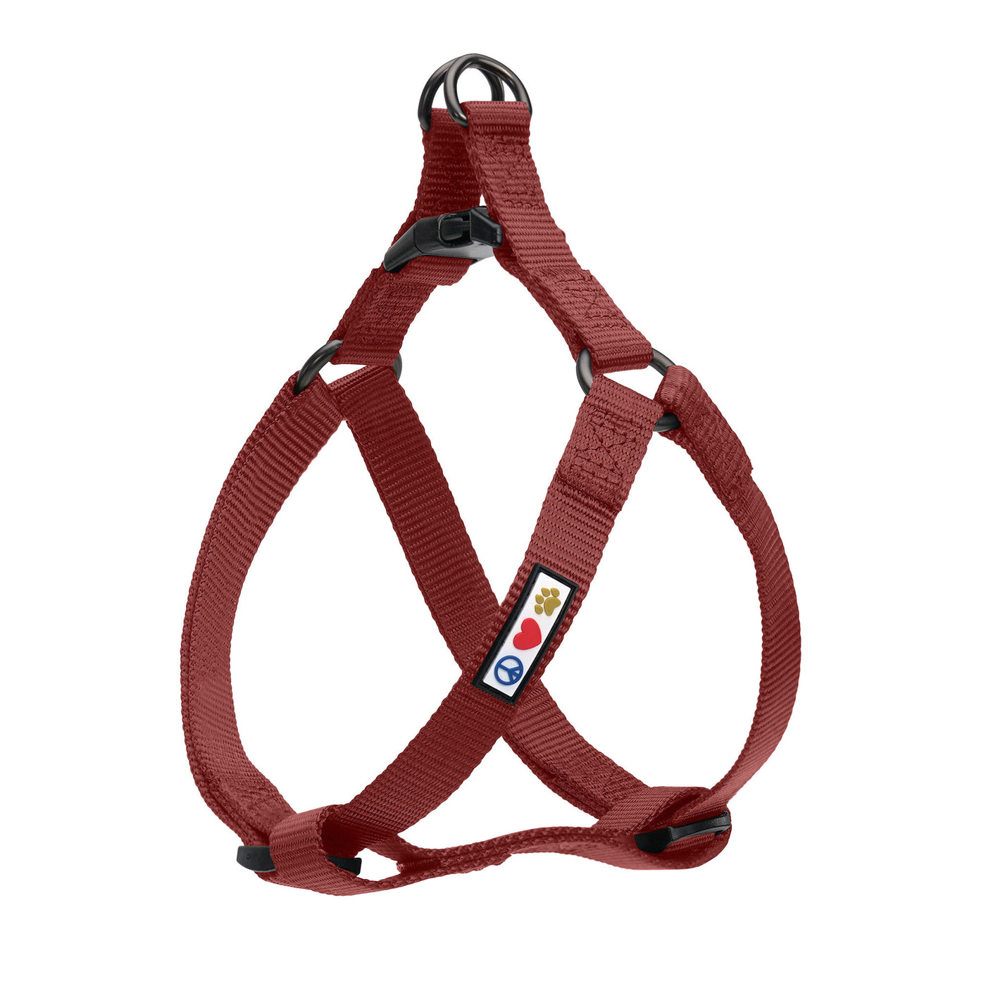 Marsala Solid Step-in Dog Harness