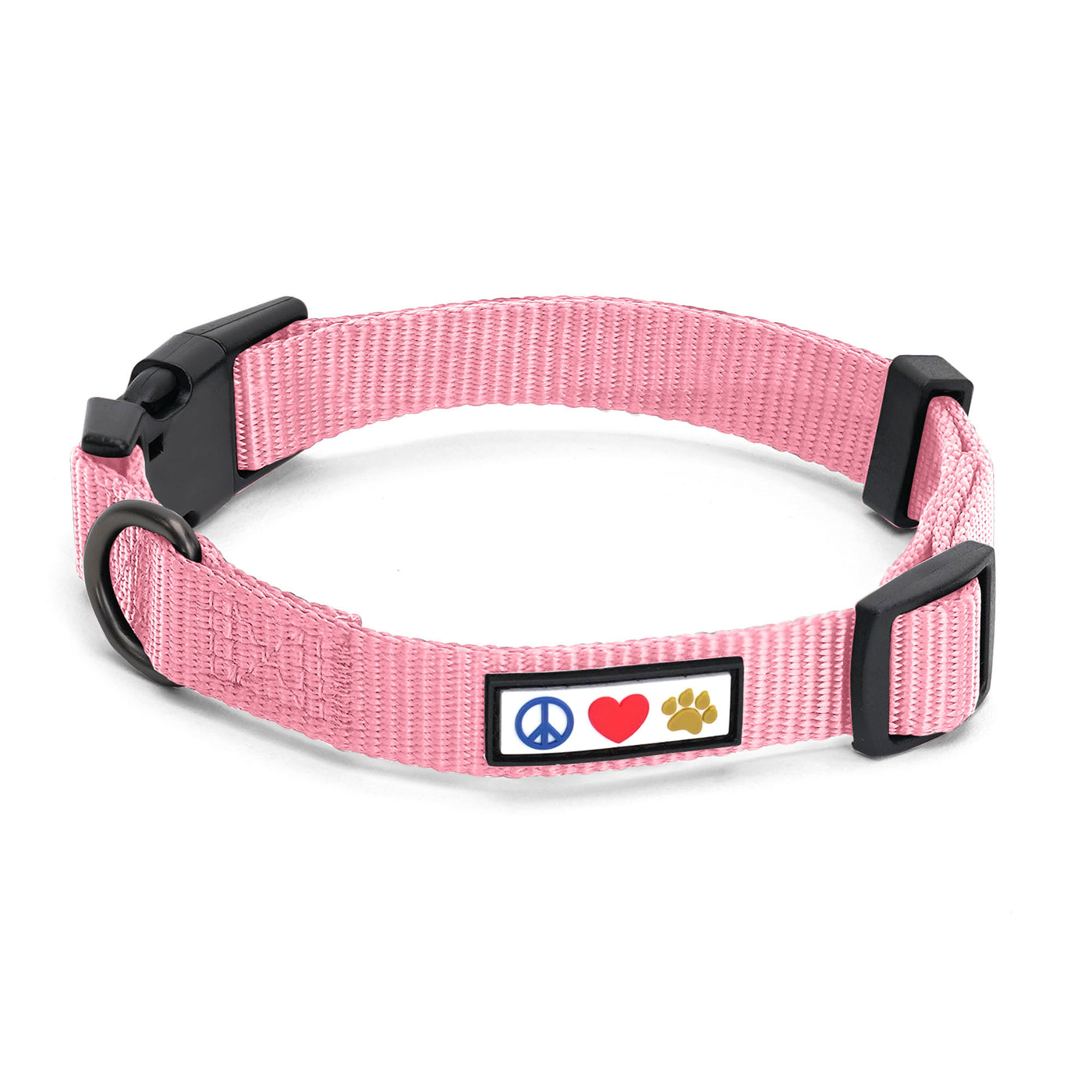 Milennial Pink Solid Color Dog Collar