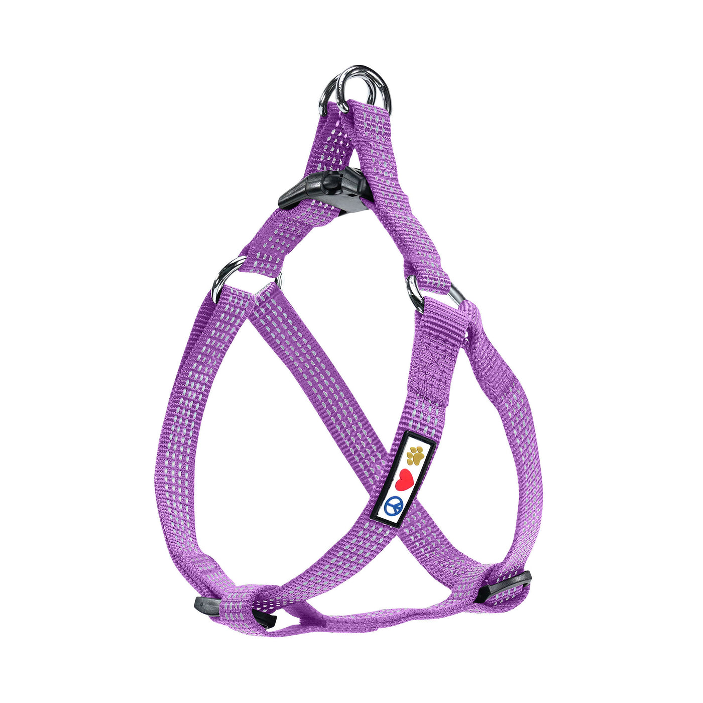 Orchid Reflective Step-In Dog Harness