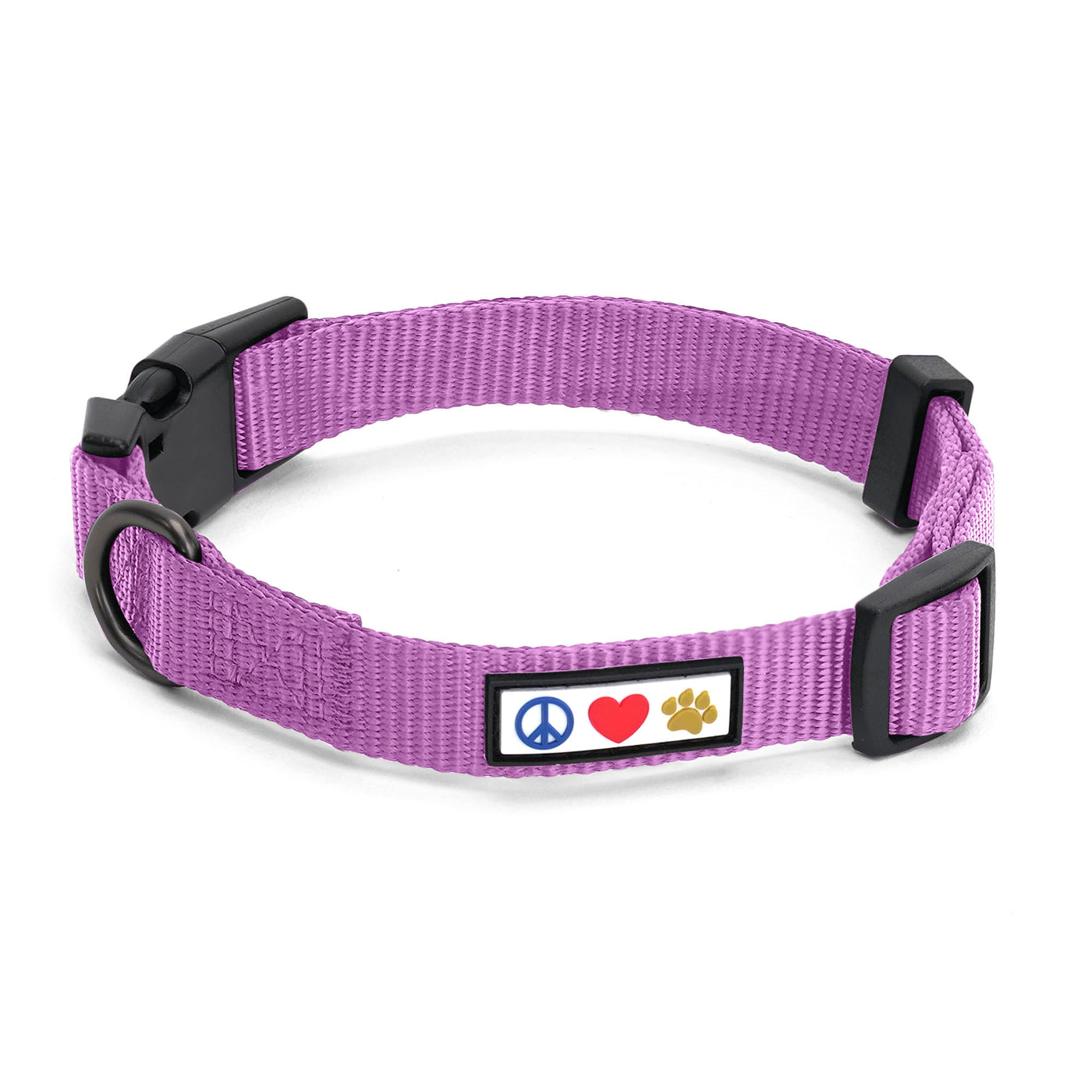 Orchid Solid Color Dog Collar