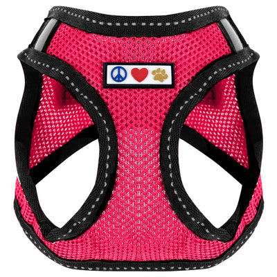 Pink Mesh Harness Reflective for Dogs and Cats