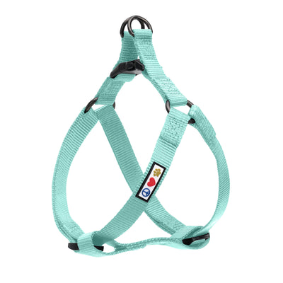 Teal Solid Step-in Dog Harness