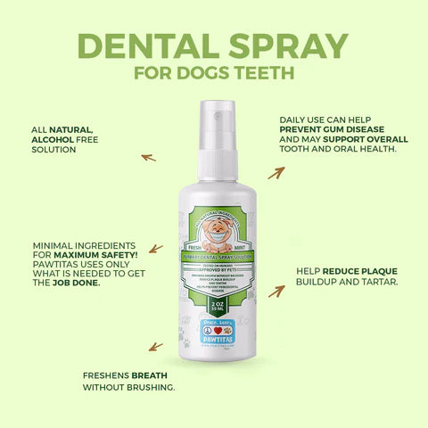 Dog Dental Spray Solution - 2oz / 8oz