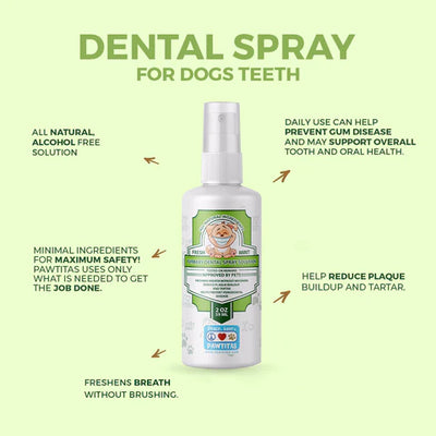 Dog Dental Spray Solution - 2oz / 8oz